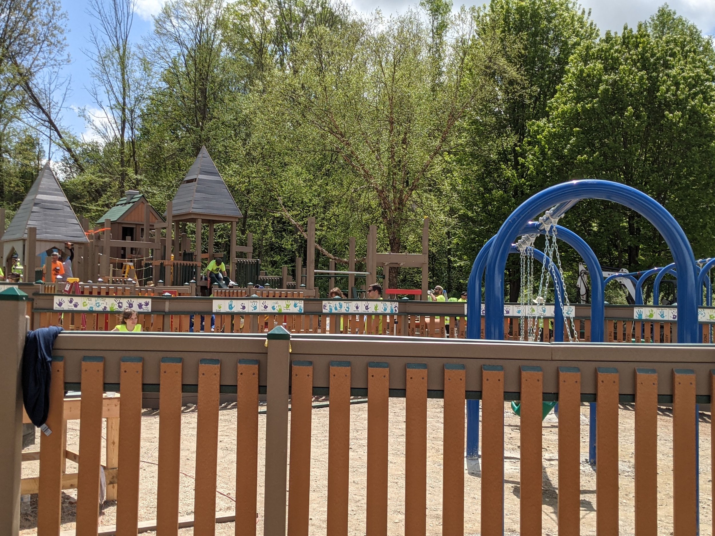 Monroe CT Wolfe Park Playground