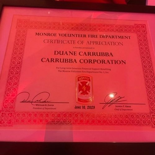 Monroe Volunteer Fire Department Appreciation and Celebration